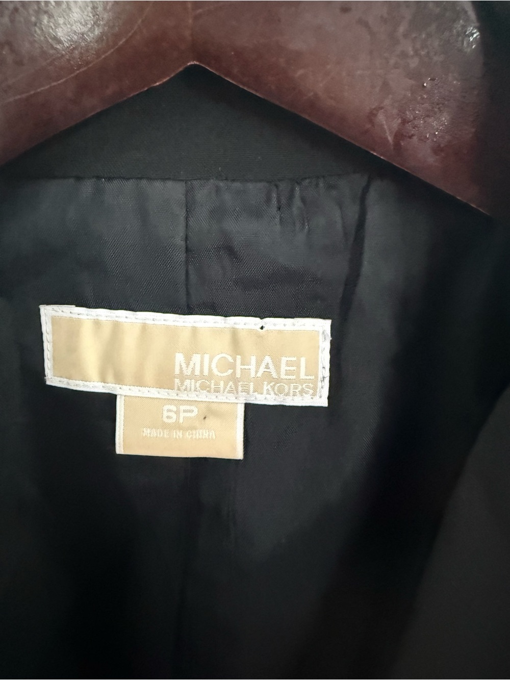 Michael Kors Black Blazer with Silver Zip Accents - Picture 2 of 8